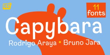 Capybara by Rodrigo Typo — Dingbats Font — thumbnail 2
