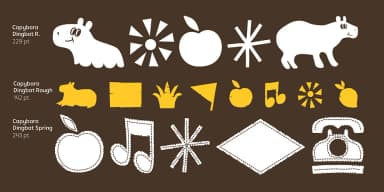 Capybara by Rodrigo Typo — Dingbats Font — thumbnail 5