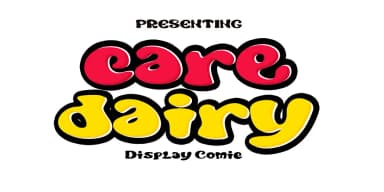 Care Dairy by Gatype — Decorative Font — thumbnail 1