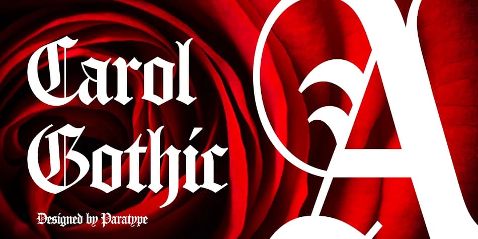 Carol Gothic by ParaType — Blackletter Font