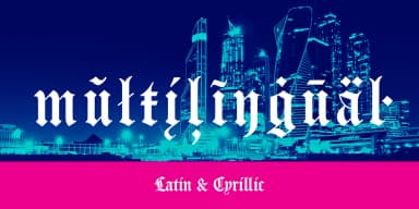 Carol Gothic by ParaType — Blackletter Font — thumbnail 5