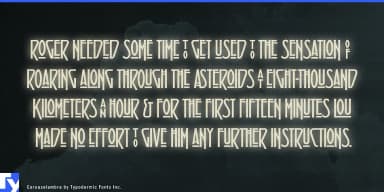 CAROUSELAMBRA by Typodermic Fonts Inc. — Decorative Font — thumbnail 3