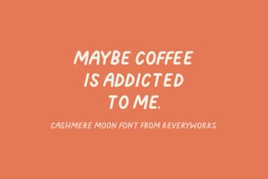 Cashmere Moon by ReveryWorks — Decorative Font — thumbnail 3