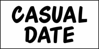 CASUAL DATE JNL by Jeff Levine Fonts — Display Font — thumbnail 2