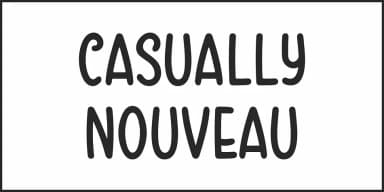 CASUALLY NOUVEAU JNL by Jeff Levine Fonts — Decorative Font — thumbnail 2