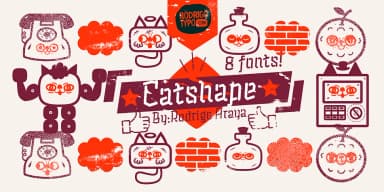 Catshape Complete by Rodrigo Typo — Dingbats Font — thumbnail 2