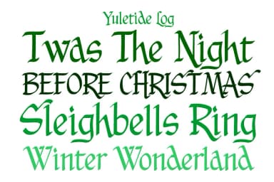 CC Yuletide Log by Comicraft — Blackletter Font — thumbnail 2