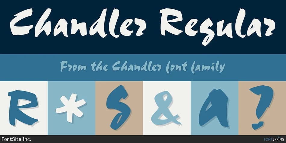 Chandler by FontSite Inc. — Script Handwritten Font