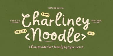 Charliney by type peace — Decorative Font — thumbnail 1
