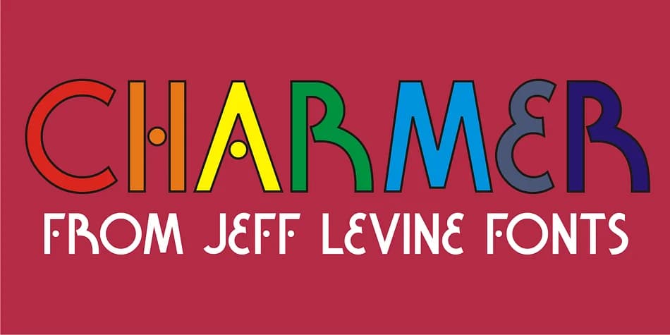CHARMER JNL by Jeff Levine Fonts — Decorative Font