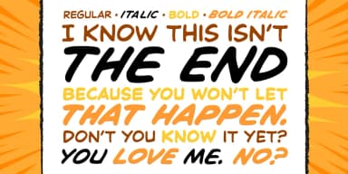 CHATTERBOX by Comicraft — Decorative Font — thumbnail 2