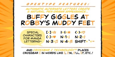 CHATTERBOX by Comicraft — Decorative Font — thumbnail 4