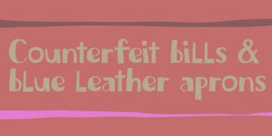 Chew On This by Kitchen Table Type Foundry — Decorative Font — thumbnail 4