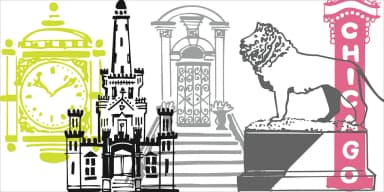 Chicago Doodles by Outside the Line — Dingbats Font — thumbnail 1