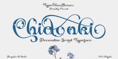 Chidonki by TypeClassHeroes — Decorative Font — thumbnail 1