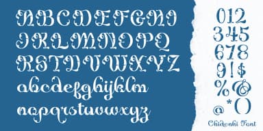 Chidonki by TypeClassHeroes — Decorative Font — thumbnail 4