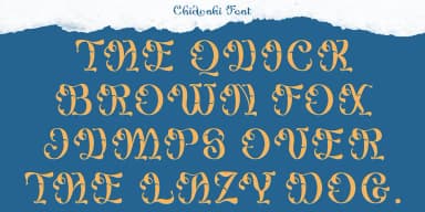 Chidonki by TypeClassHeroes — Decorative Font — thumbnail 6