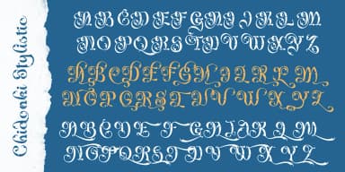 Chidonki by TypeClassHeroes — Decorative Font — thumbnail 8