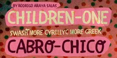 CHILDREN 1 by Rodrigo Typo — Decorative Font — thumbnail 2