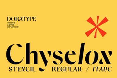Chiselox by Dora Typefoundry — Decorative Font — thumbnail 1