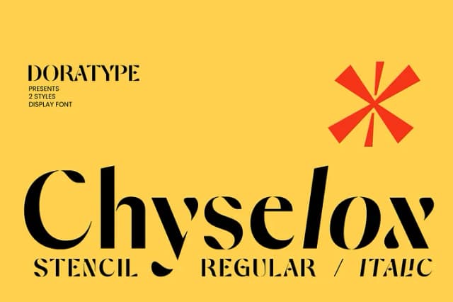 Chiselox by Dora Typefoundry — Decorative Font