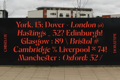 Chiselox by Dora Typefoundry — Decorative Font — thumbnail 10