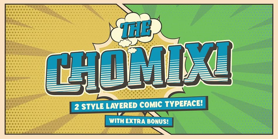 Chomoxi by Alit Design — Decorative Font