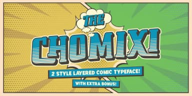 Chomoxi by Alit Design — Decorative Font — thumbnail 1