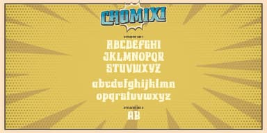 Chomoxi by Alit Design — Decorative Font — thumbnail 9