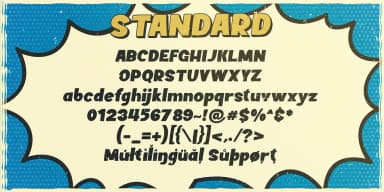 CHOPIC Comic Typeface by Alit Design — Decorative Font — thumbnail 5