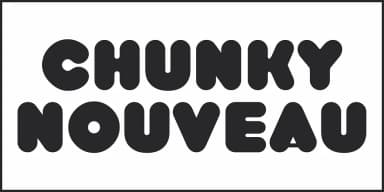 CHUNKY NOUVEAU JNL by Jeff Levine Fonts — Decorative Font — thumbnail 2