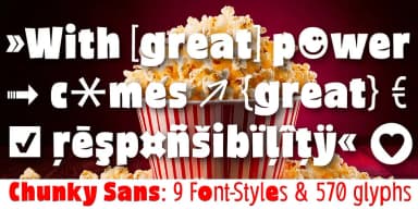 Chunky Sans by Typo Graphic Design — Dingbats Font — thumbnail 4