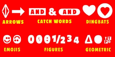 Chunky Sans by Typo Graphic Design — Dingbats Font — thumbnail 9