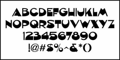 CINEMA NOUVEAU JNL by Jeff Levine Fonts — Decorative Font — thumbnail 3