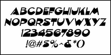 CINEMA NOUVEAU JNL by Jeff Levine Fonts — Decorative Font — thumbnail 5