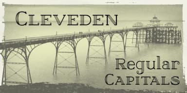 Cleveden by Greater Albion Typefounders — Decorative Font — thumbnail 2