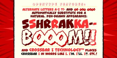 Clobberin Time by Comicraft — Decorative Font — thumbnail 4