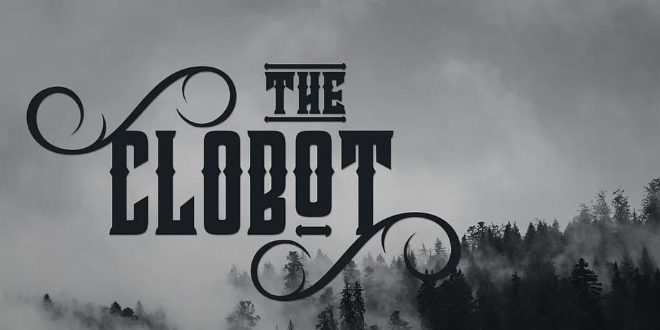 Clobot by Tama Putra — Blackletter Font — preview 1