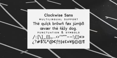 Clockwise by Ana's Fonts — Dingbats Font — thumbnail 6