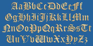 Cloister Black CT by CastleType — Blackletter Font — thumbnail 2