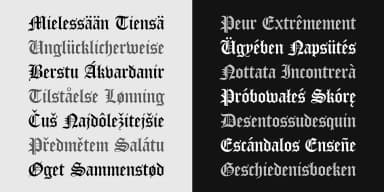 Cloister Black CT by CastleType — Blackletter Font — thumbnail 7