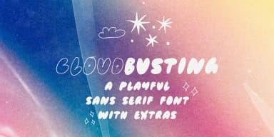 Cloudbusting by Ana's Fonts — Decorative Font — thumbnail 1