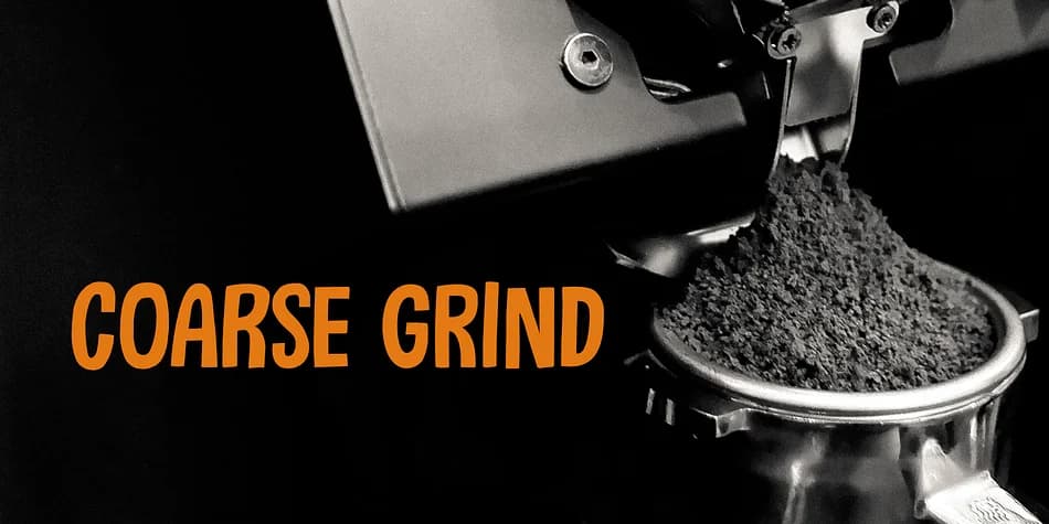 Coarse Grind by Hanoded — Decorative Font