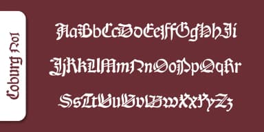 Coburg No1 by SoftMaker — Blackletter Font — thumbnail 2