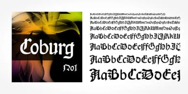 Coburg No1 by SoftMaker — Blackletter Font — thumbnail 5