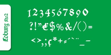 Coburg No2 by SoftMaker — Blackletter Font — thumbnail 3