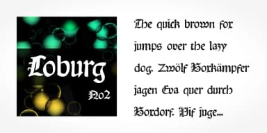 Coburg No2 by SoftMaker — Blackletter Font — thumbnail 4