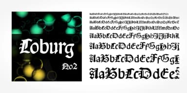 Coburg No2 by SoftMaker — Blackletter Font — thumbnail 5