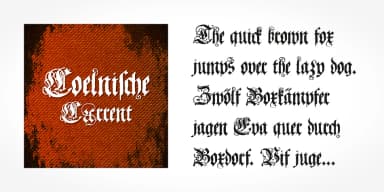 Coelnische Current Pro by SoftMaker — Blackletter Font — thumbnail 4