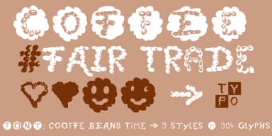 Coffee Beans Time by Typo Graphic Design — Dingbats Font — thumbnail 3